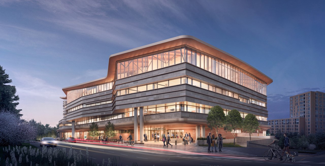 Exterior view of ādisōke building. East view from Albert Street.